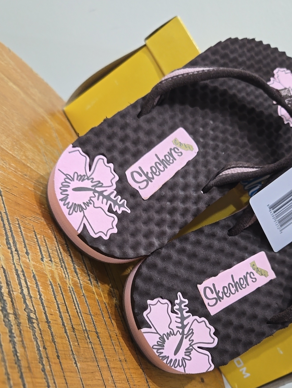 Vintage Y2K Skechers Cali Chocolate Floral Sandals Deadstock/NWOT Size 9 - Picture 10 of 13